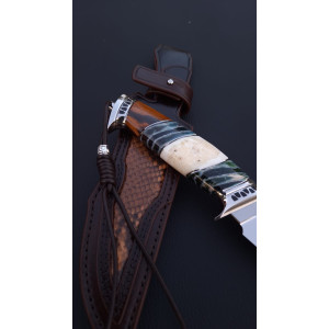 ЛЕЛЕКА авторський ніж ручної роботи, сталь CPM  s90v, 63-64 HRC. Photo 3